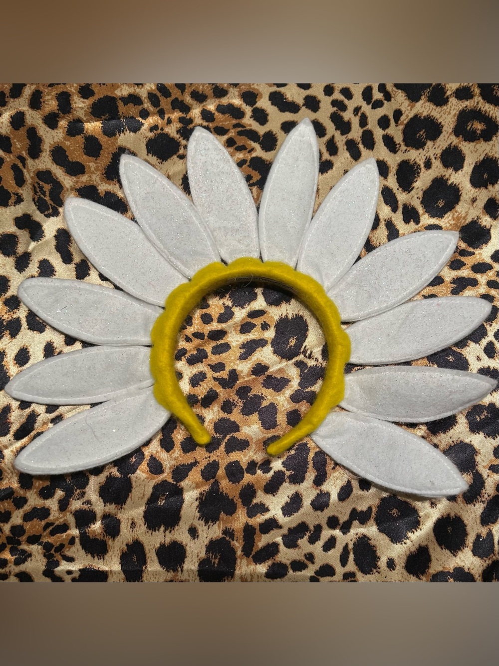 Vintage The Great PretendEars Daisy Flower Costume Headband